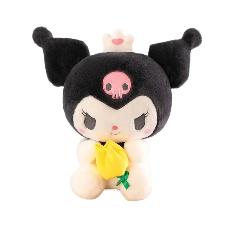 60 centimetri Sanrio Kawaii Kuromi Peluche Ripiene Bambola Morbida Per Bambini Ragazza Che Dormire Letto Del Fumetto Cuscino Melodia Carino Decorazione Della Camera Regalo