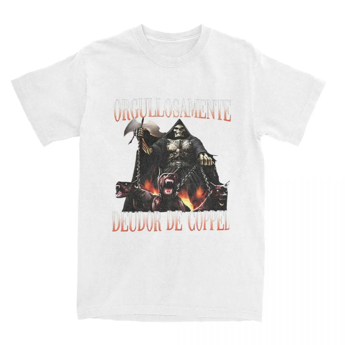 

Men's ORGULLOSAMENTE DEUDOR DE COPPEL T-Shirts 100 Cotton Tops Summer Aesthetic Short Sleeve T Shirt