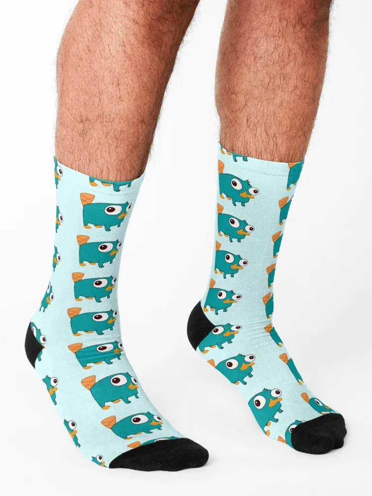 Perry the platypus baby from Phineas and Ferb Socks Sports luxury Men Socks Luxury Brand Women's