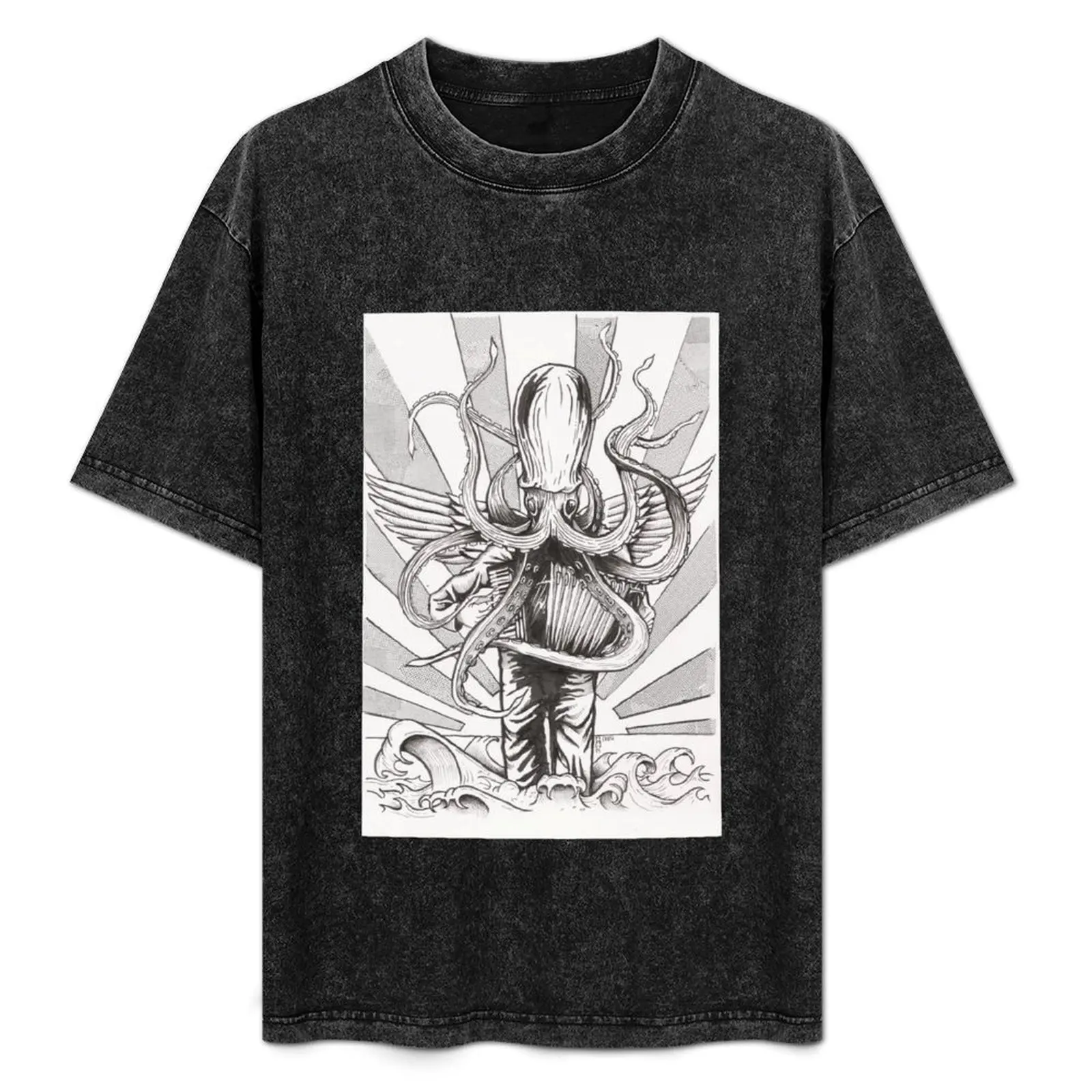 

The OK octopus T-Shirt Large Size Soft Cotton T-Shirt