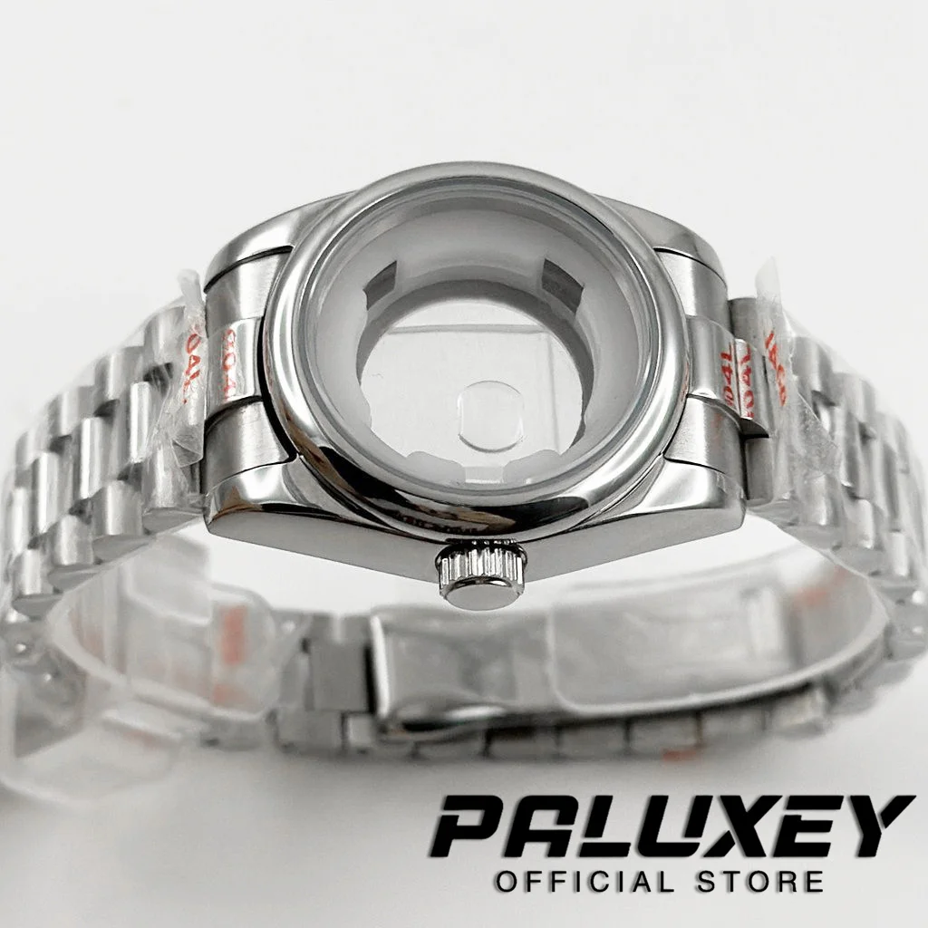 31 มม.NH05 Sapphire Glass Presidential สร้อยข้อมือกันน้ํานาฬิกาสําหรับสุภาพสตรีผู้หญิง Fit NH05 NH06 การเคลื่อนไหว