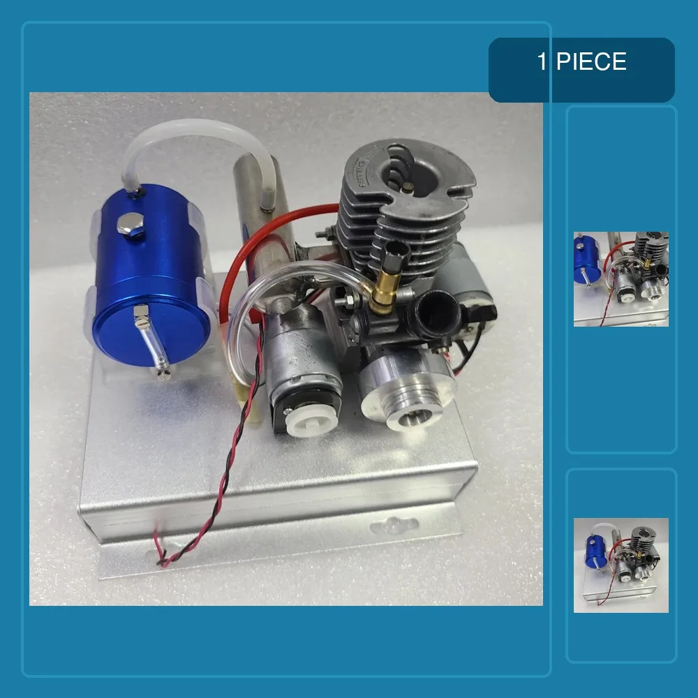 15 Level Generator Methanol Generator 2-Stroke Engine Model Kit One Key Start Educational Experimental Toy