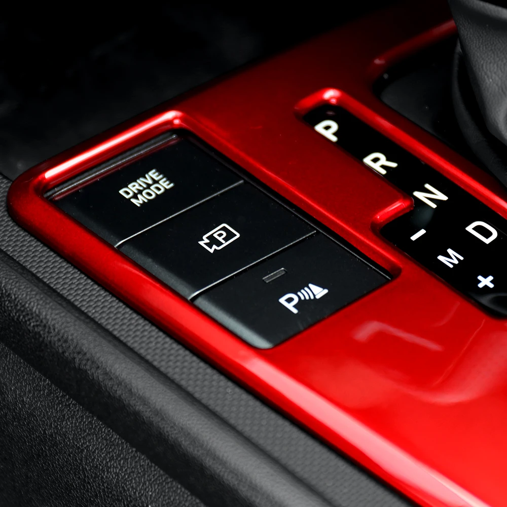 RHD/LHD For Hyundai Elantra CN7-N 2020-2023 Center Console Gear Shift Panel Cover Trim Car Interior Accessories 4