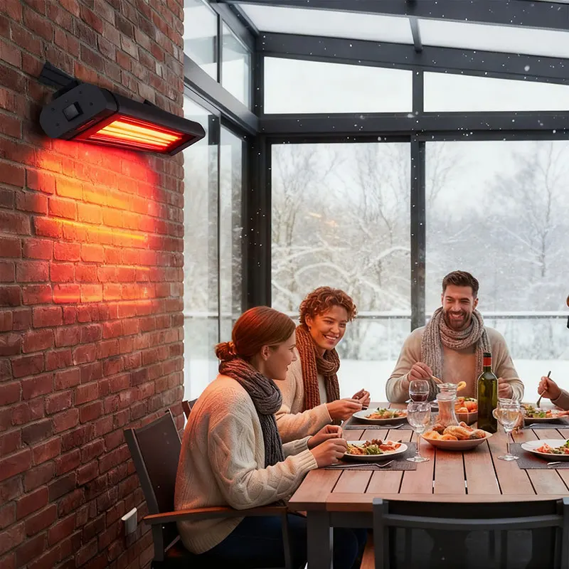 Customized Professional 1800W 2400W 3200W Home Patio Wall Mounted Electric Infrared Heating Panel Heater