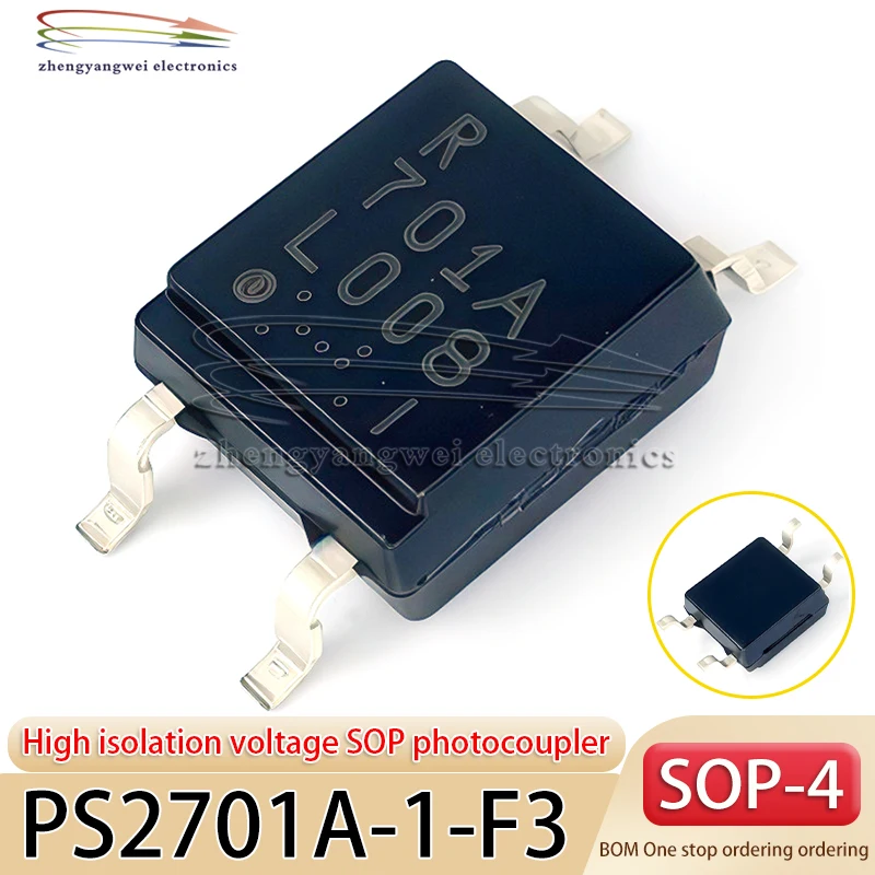 10 PCS PS2701A-1-F3-A 701A SOP-4 PS2701A transistor optocoupler chip