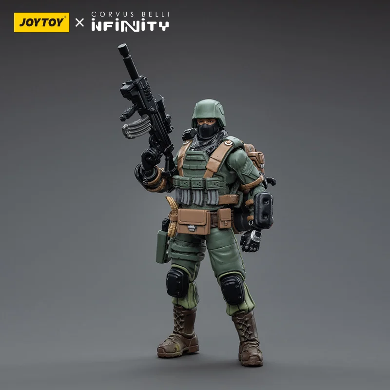 JOYTOY&INFINITY Heavy Armor Team Hunter 1:18 Scale Military Action Figures Joint Mobile Soldier Model Game Toy