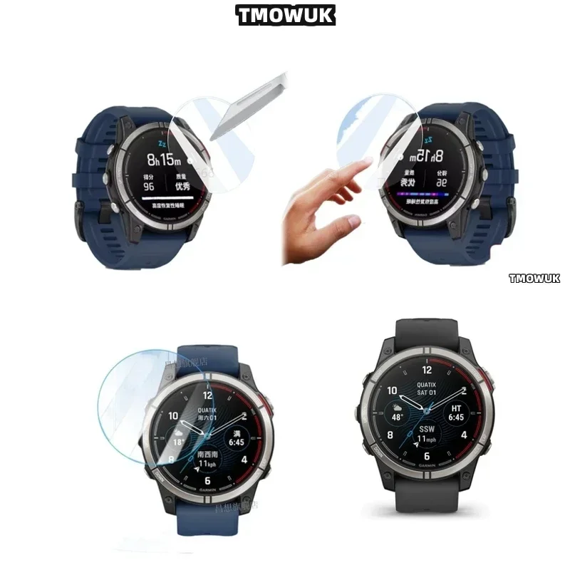 For Garmin Quatix 7 Pro Quatix7 Shatterproof Screen Film, 9H Hardness Rated