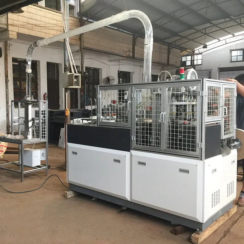 High-Speed PRO Paper Cup Folding Machine for Coffee Tea Farm New Used Condition Motor Pump Core Paper Making Machinery