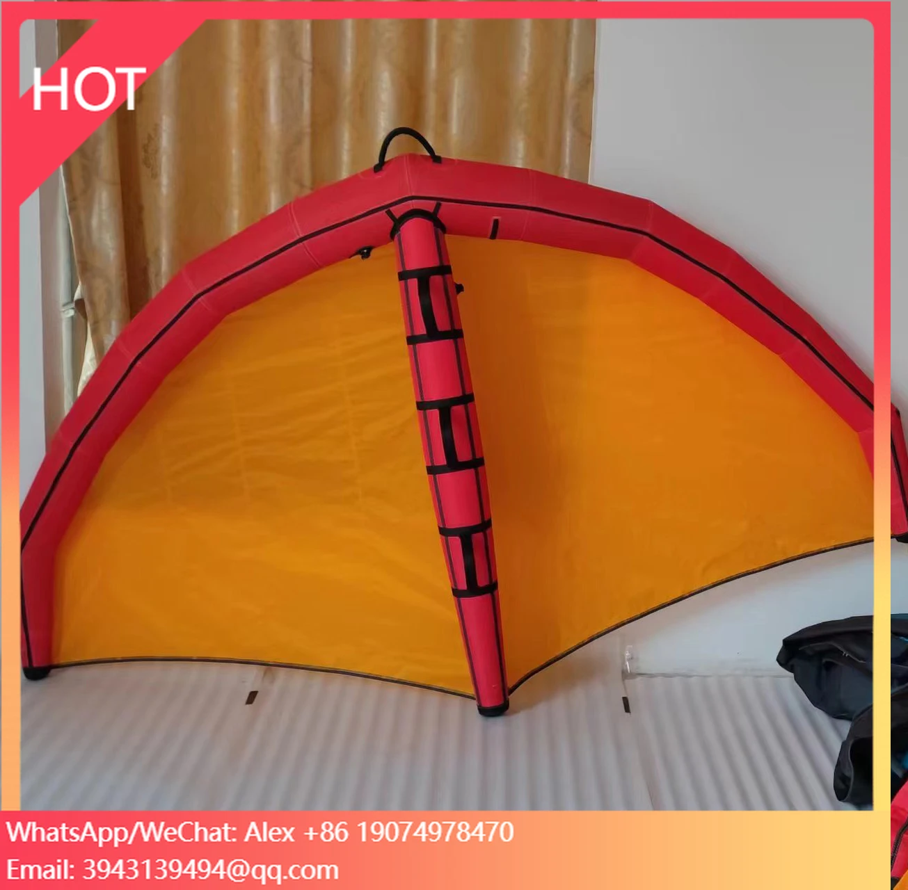 

3M Inflatable Outdoor Kitesurfing Wing Custom Kiteboarding Kite For Beginner