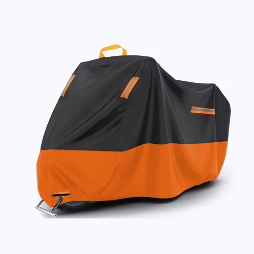 Imagen 2 del producto Cubierta Universal para motocicleta 420D Oxford resistente al agua al aire libre a prueba de polvo protección solar resistente a los rayos UV para todo tipo de clima