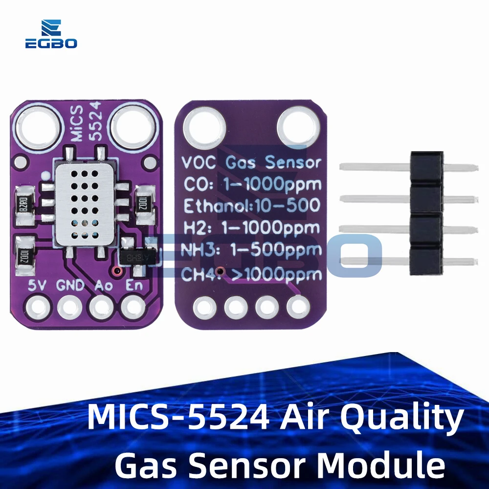 Modulo Sensore di Qualità dell’Aria MICS-5524: Recensione Pratica e Guida all’Uso per Progetti IoT