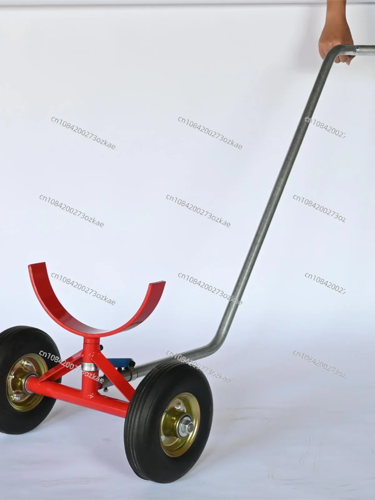 Fire Pipe Push-pull Handling Trolley Trailer Tow Moving Artifact Solid Explosion-proof Thick Tire