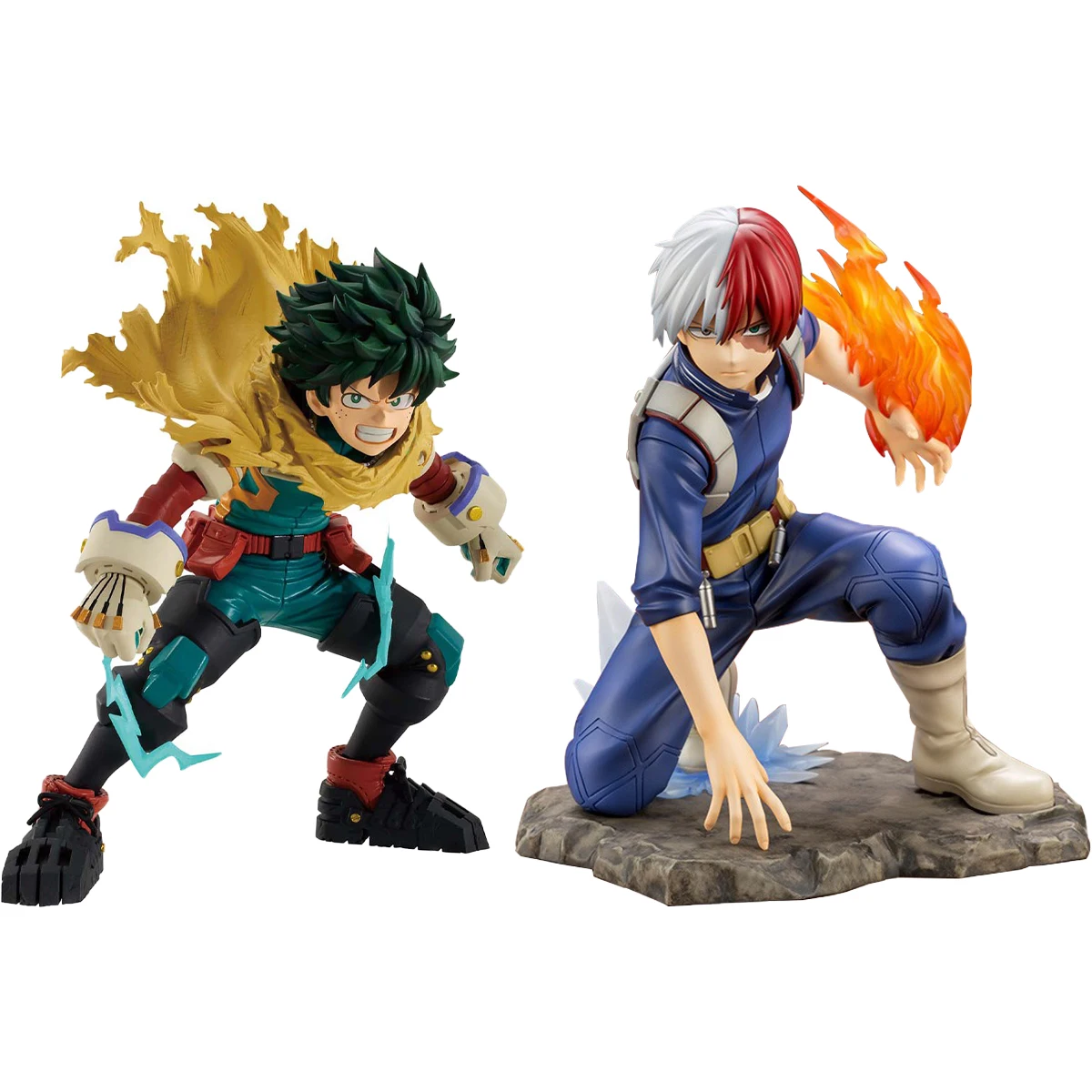 

Anime MHA figure Todoroki Shoto Izuku Midoriya Action Figure No Hero Midoriya Izuku figure Collectible kneeling Model Anime Gift
