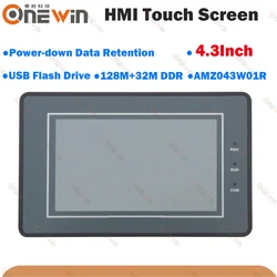 ONEWIN ekran dotykowy HMI panel 4.3 cal interfejs człowiek-maszyna przemysłowe odporność ekranu