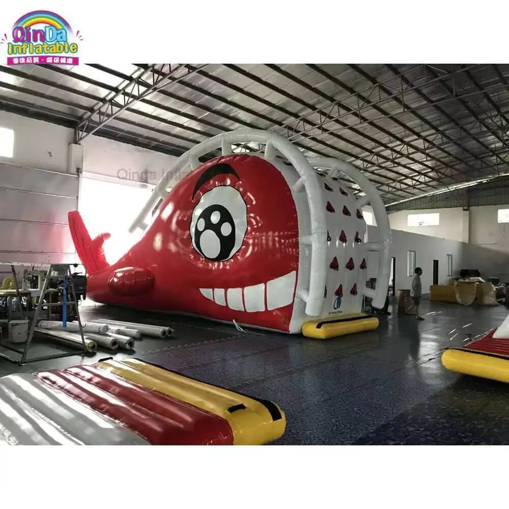 Adult Sport Inflatable Water Parks Exciting Games Inflatable Ocean Shark Theme Park