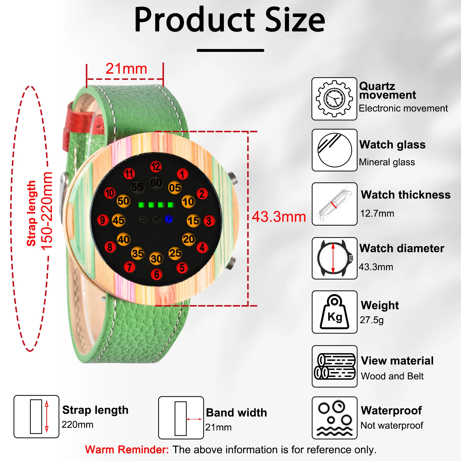 KityKiss coppia orologio elettronico in legno moda bellissimo orologio stile naturale orologio da uomo e da donna in legno regalo per sorella di nozze