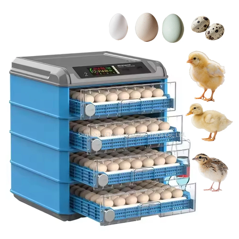 Mesin penetas telur otomatis tipe roller kapasitas 500 butir, untuk menetaskan ayam, bebek, merpati - ayam, dengan suhu konstan