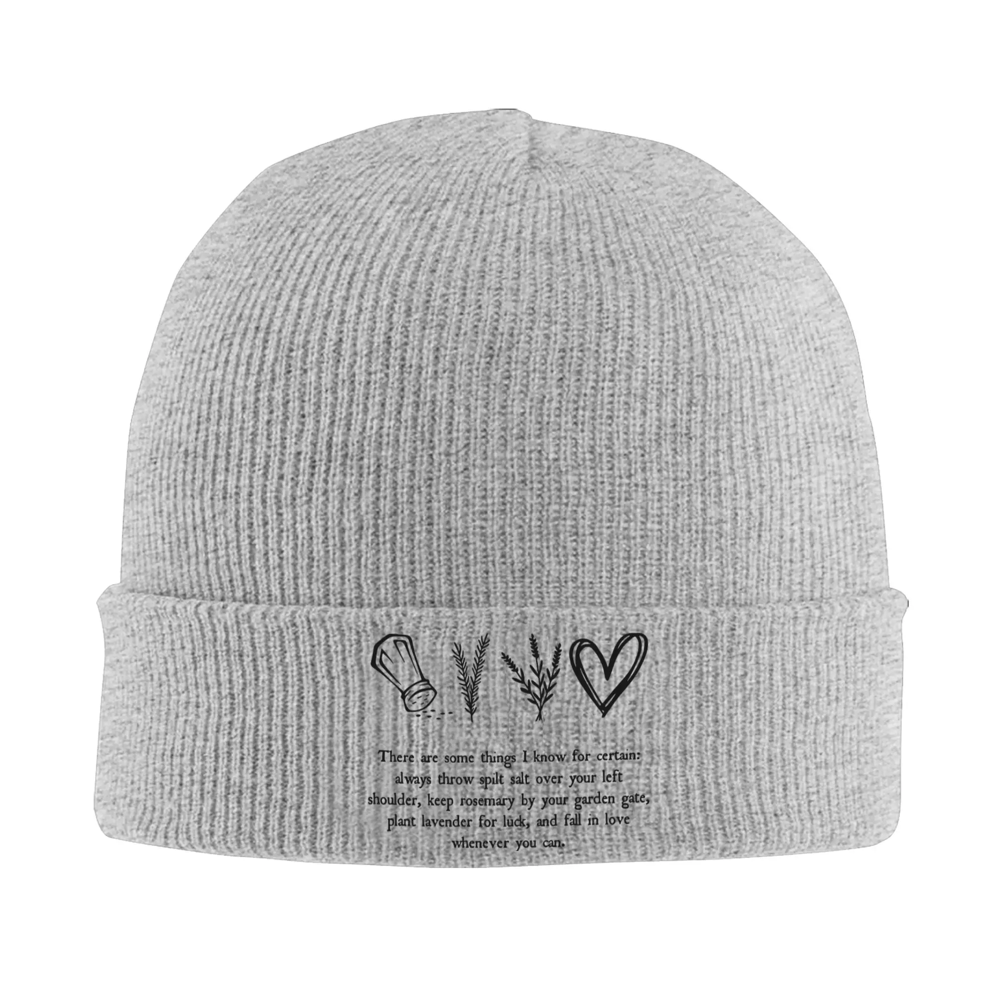 Practical Magic Kitchen Witch Witchcraft Herbal Magic Folk Magic Slouchy Beanie Knit Skull Cap   Winter Knit Skullies Beanie Cap