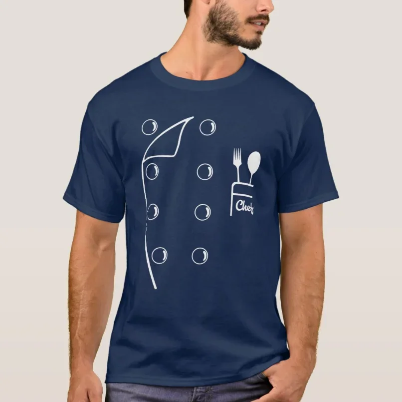 Chef Coat Funny Jacket Cooking Lover T-Shirt New 100% Cotton O-Neck Short Sleeve Summer Casual Mens T-shirt Size S-3XL