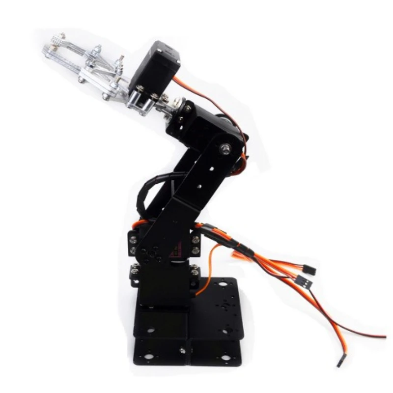 

Aluminum alloy 4 degrees of freedom robotic arm, manipulator, steering gear bracket mechanical claws