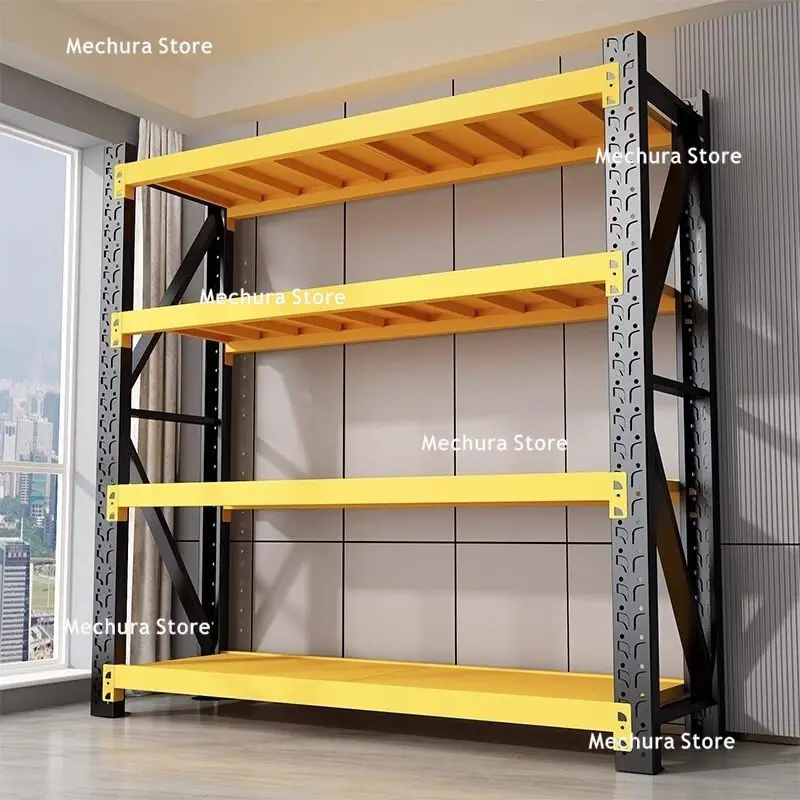 Household Small Warehouse Shelf Supermarket Snack Express Delivery Cargo Racks Warehouse Shelf Multi-level Storage Rack JT40W