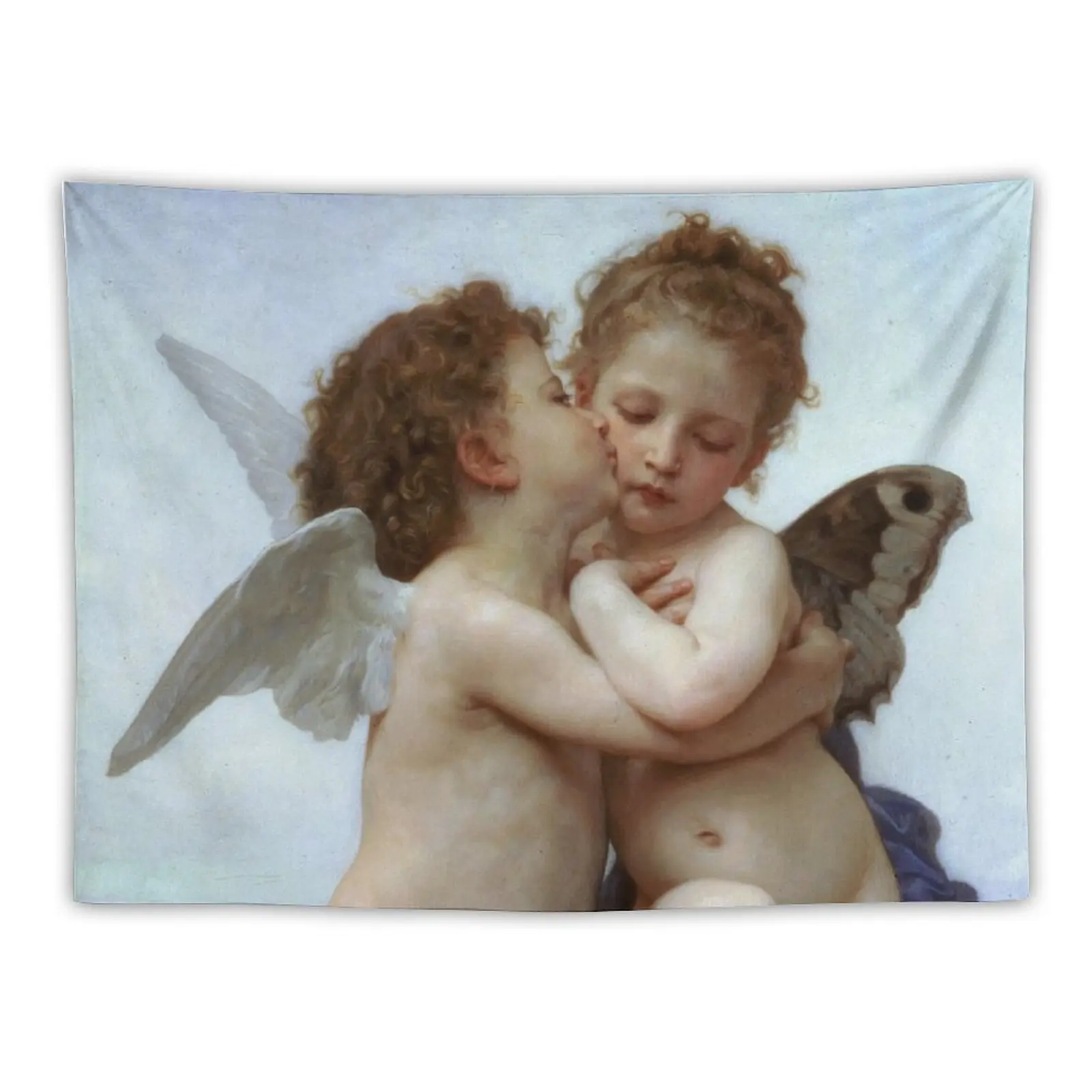 

New Cupid and Psyche Children Tapestry Decorative Wall Murals Tapete For The Wall Room Decorations Aesthetics