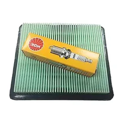 Ensure Smooth Operation with this Air Filter & Spark Plug Service Kit for Honda IZY HRX Mowers and GCV135/160/190 6