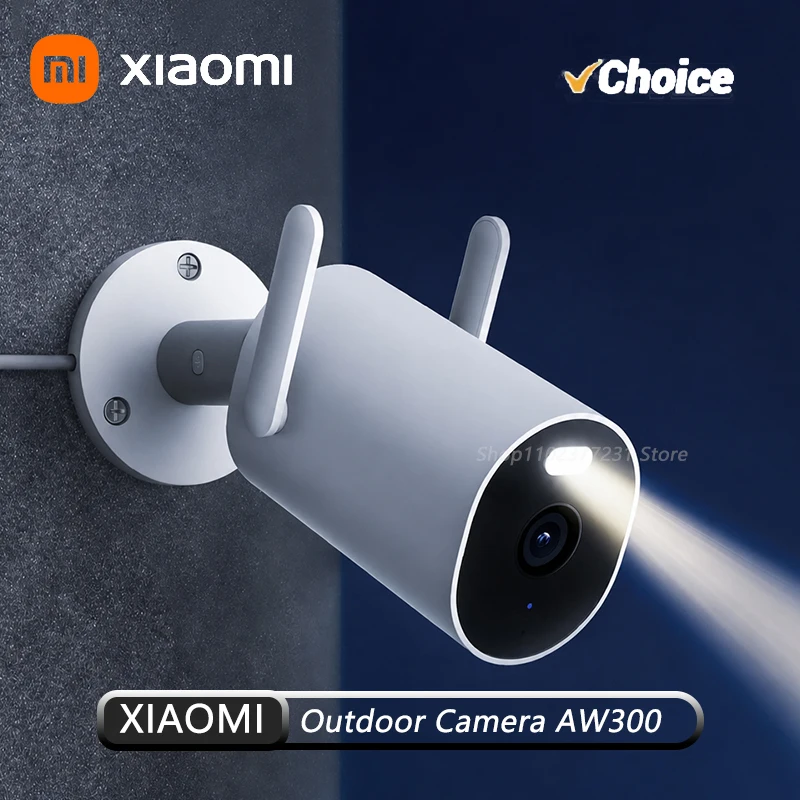 new-xiaomi-outdoor-camera-aw300-iptv-2k-full-color-infrared-night-vision-ip66-smart-home-sound-and-light-warning-two-way-voice