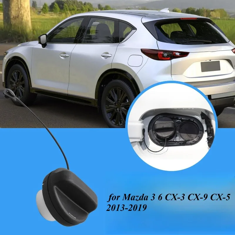 Car Fuel Filler Tank Gas Cap Cover for Mazda 3 6 CX-3 CX-5 CX-9 2013-2019 Car Gas Cap KD35-42-250A KD3542250A NEW