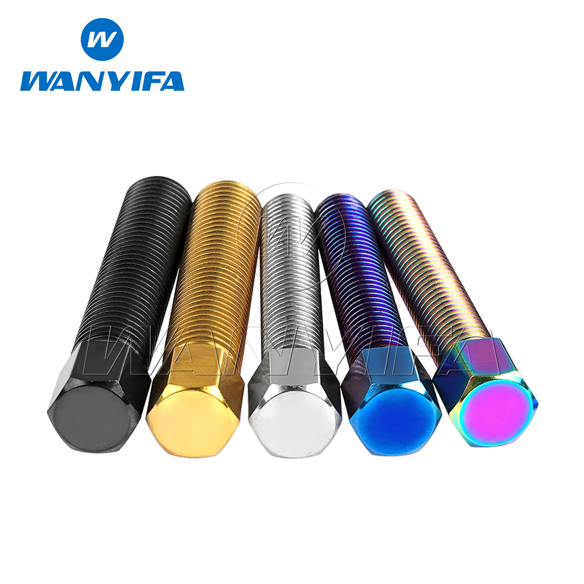 

Titanium Bolts Pitch 1.25mm M8/M10x47mm Hexagon Head Screws for Suzuki Motorcycle Chain Tensioners