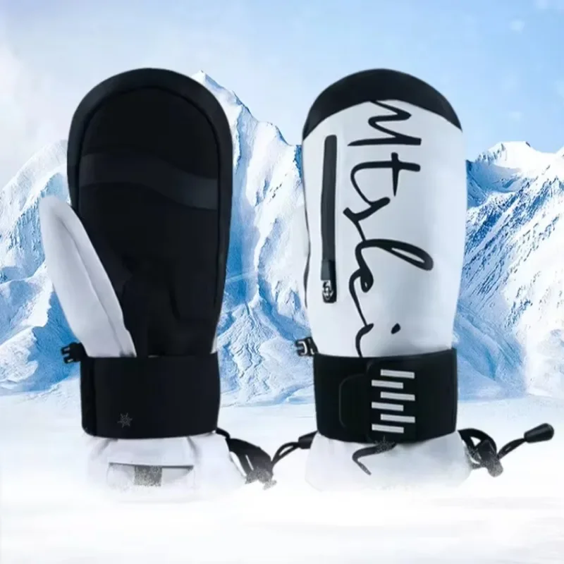 

New Best-selling In-stock Ski Gloves with Built-in Wrist Guards EVA Shock-absorbing Snowboard Warm and Waterproof Wrist Guards