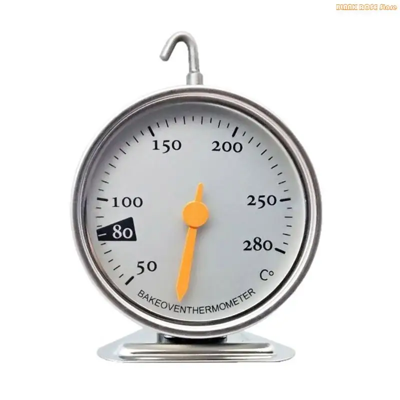 K1AE Heavy Duty Steel Baking Thermometers with Large Scale Display for Kitchen Safety