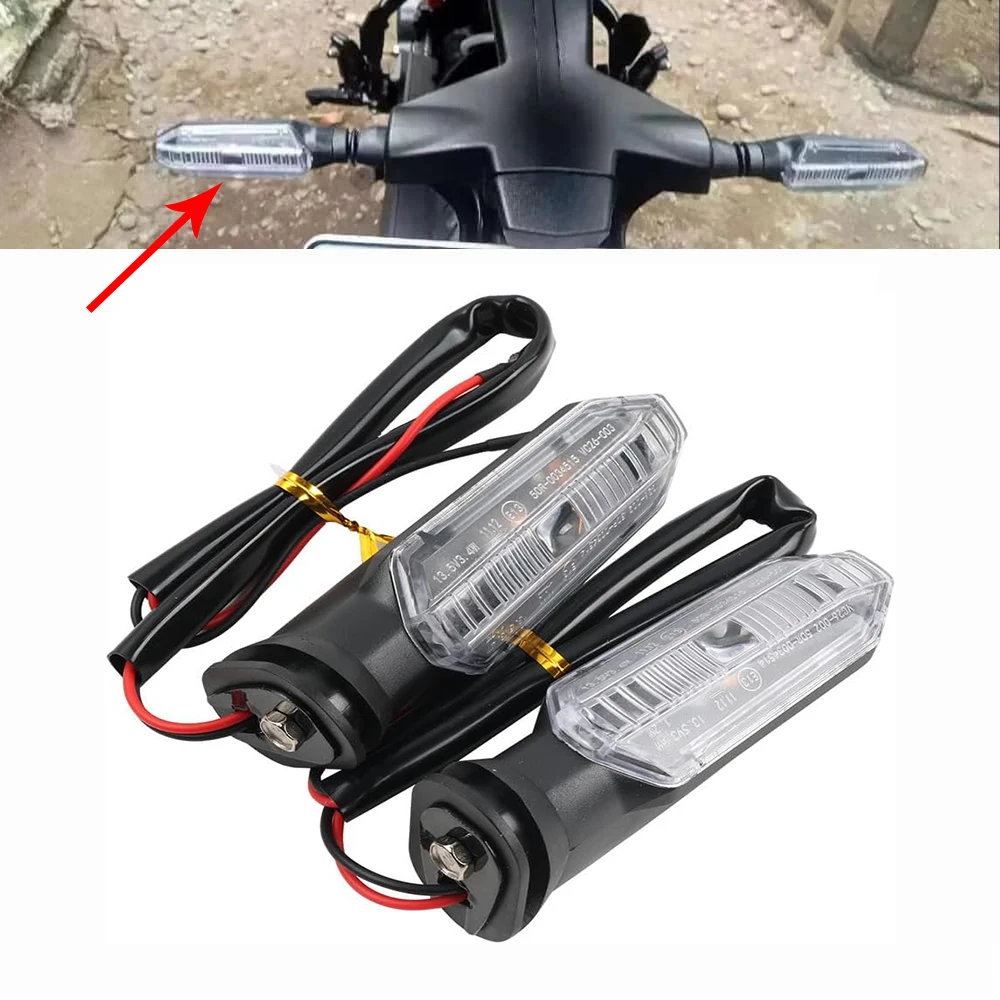 

LED Turn Signal Light Motorcycle Indicator Blinker Flasher For HONDA CB500X CB500F CBR 600RR 650R ADV150 CRF250L CRF300L NC 700