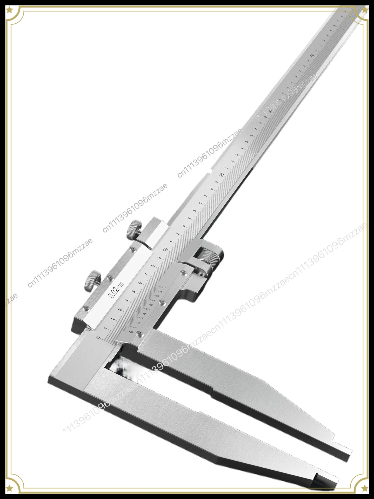 Large Range Vernier Caliper 0-500-600-1000mm Extended Measuring Claw Measuring Ruler High Precision Stainless Steel Caliper