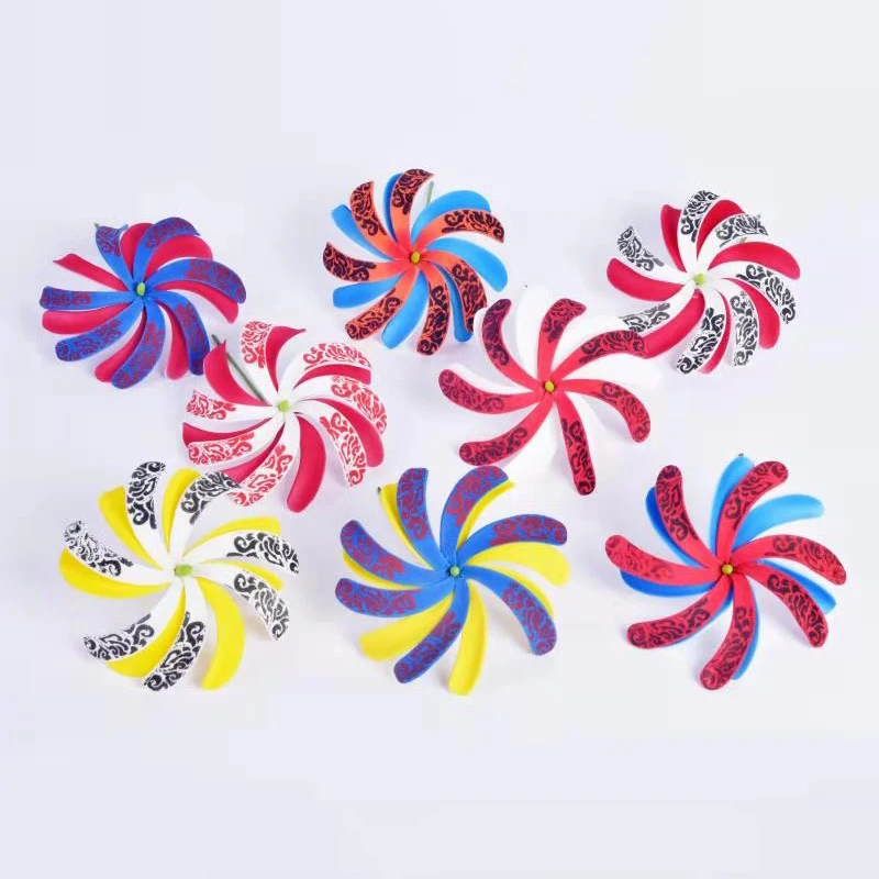 Fashion Colorful Print Hairpick 2-layer Artificial Tiare Flowers Headwear Summer Hair Clip Festival Party Decoration Hairpin