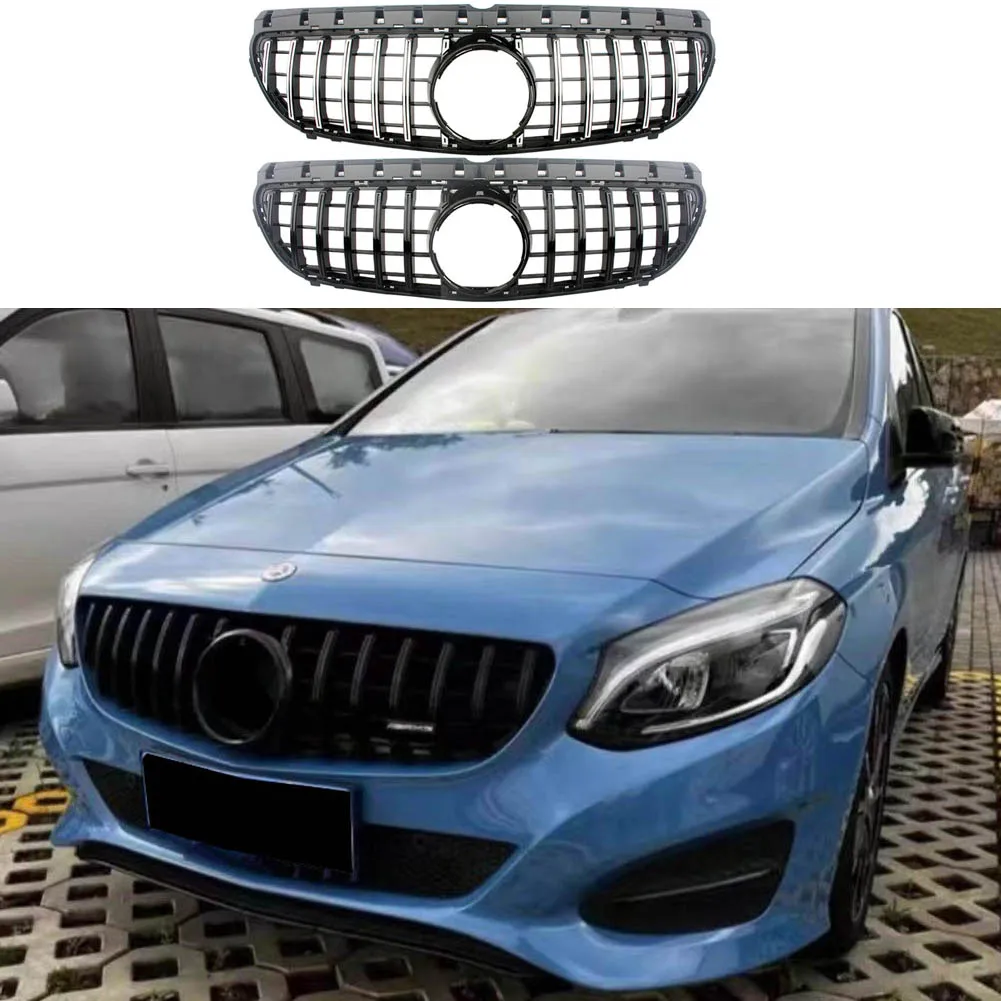 

Front Racing Grille Facelift Bumper Center Grill For Mercedes-Benz B-Class W246 B160 B180 B220 B200 B250 2015-2019 GTR