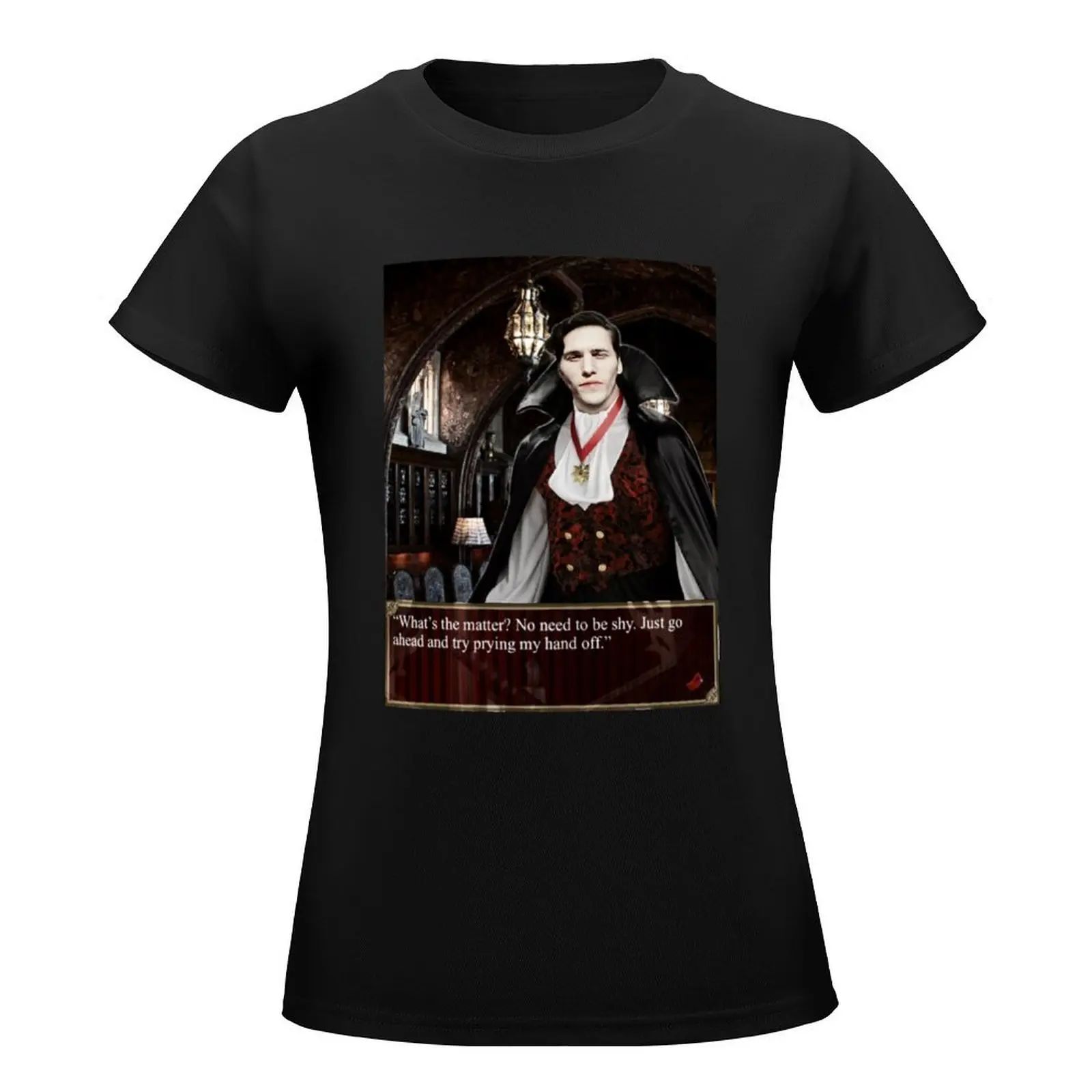 Vampire Jerma T-Shirt Aesthetic clothing tees Woman T-shirts