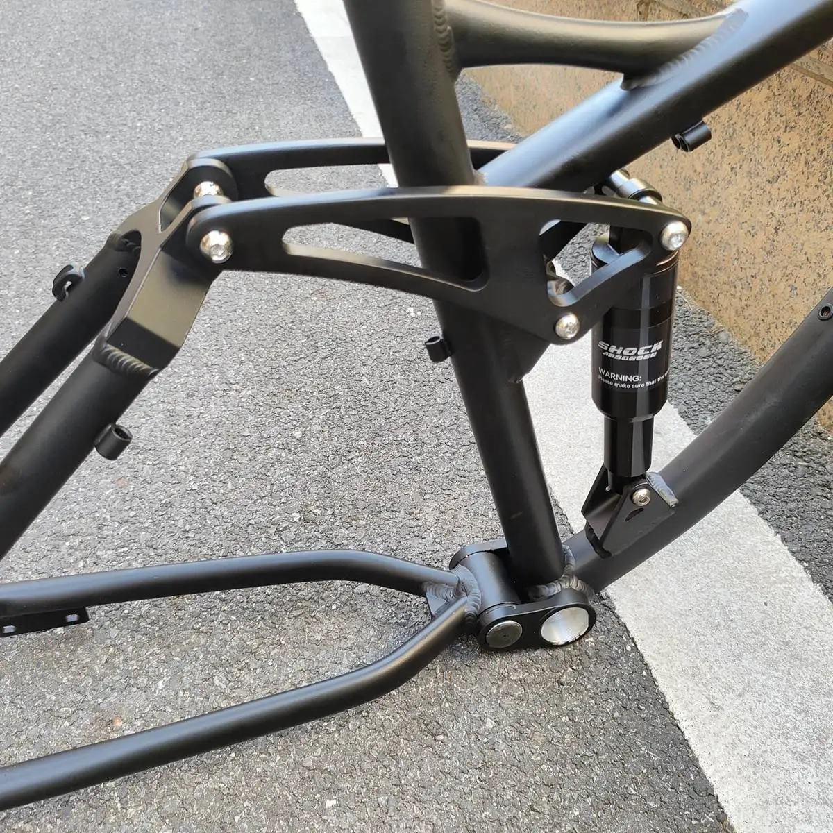 Kalosse 26X17 Inches Full Suspension Alloy Mountain Bike Frame Adults Bicycle Frames