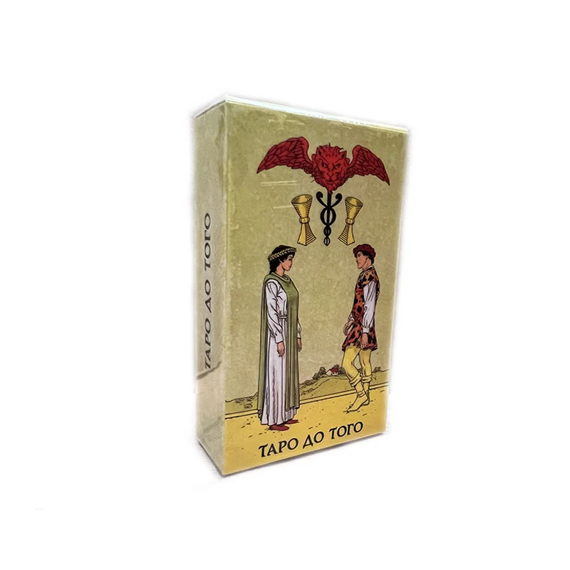 

Tapo Дo ТoГo Russian Version Before tarot cards 78 Deck Divination Fate Party Entertainment Board Game