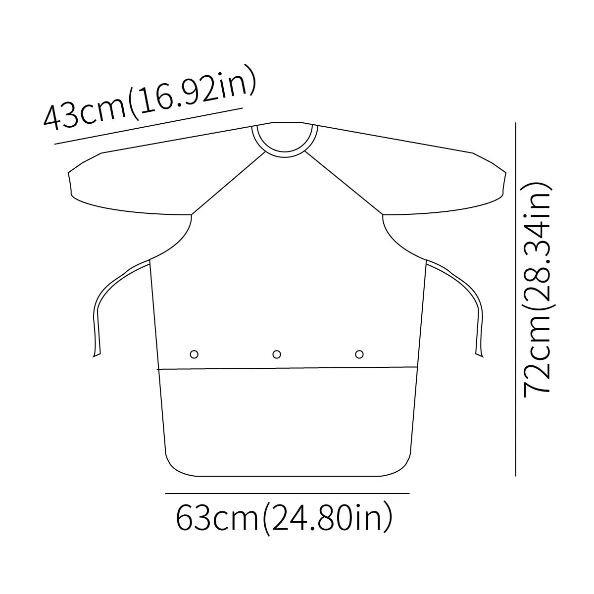 HappyFlute Adjustable Full Coverage Apron For Children Soft Machine Washed Baby Bib Waterproof and Dirt Proof Apron Cute Print
