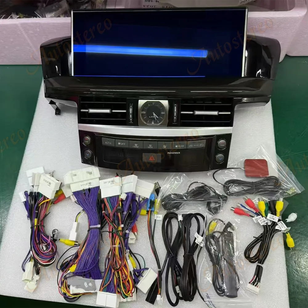 3 in 1 Update For Lexus LX570 2007-2015 Android Car Multimedia Player New Console GPS Navigation Digital Cluster Car Odometer