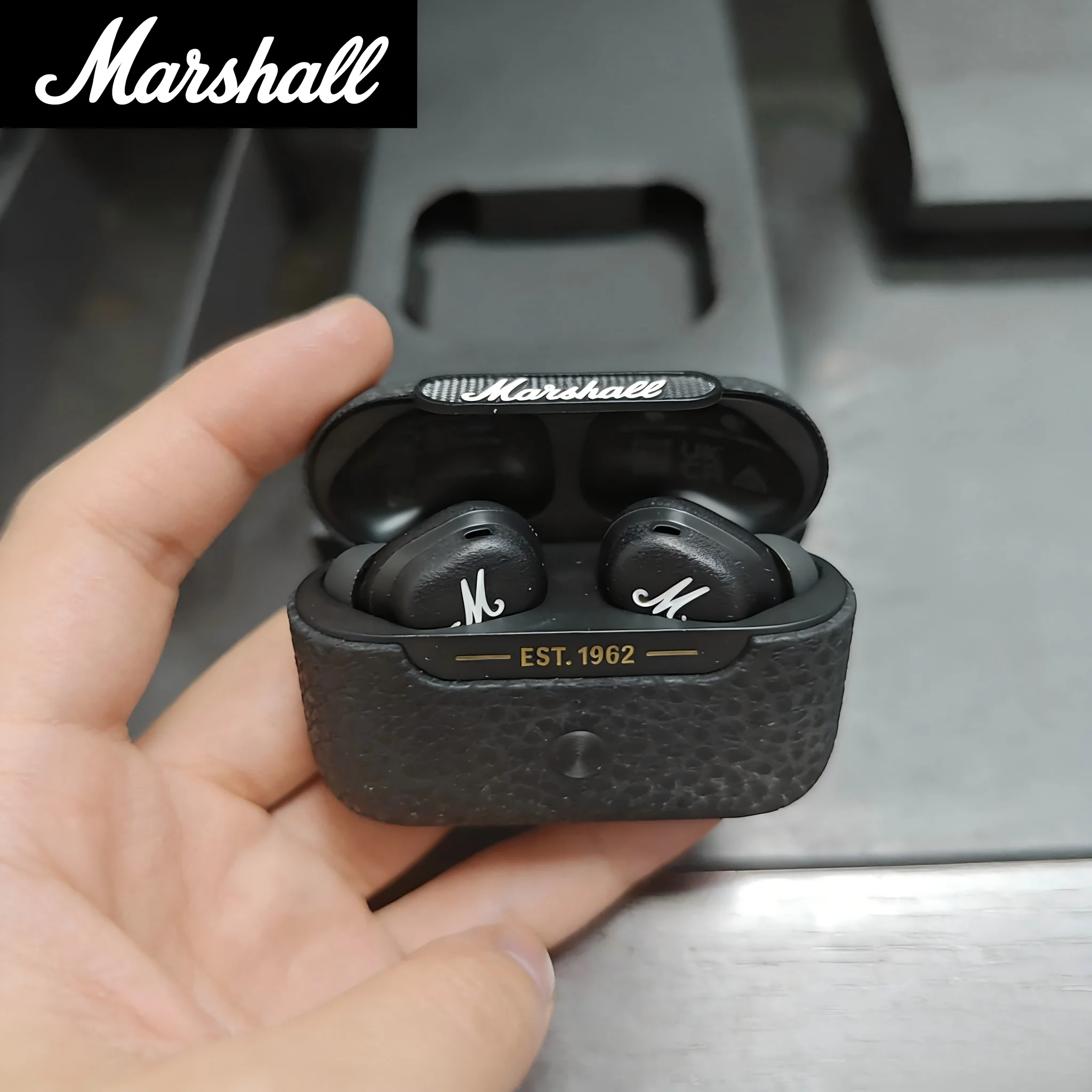 Marshall MOTIF ANC – écouteurs sans fil, réduction active du bruit, véritables écouteurs intra-auriculaires sans fil, pour sport, musique, Bluetooth, avec micro