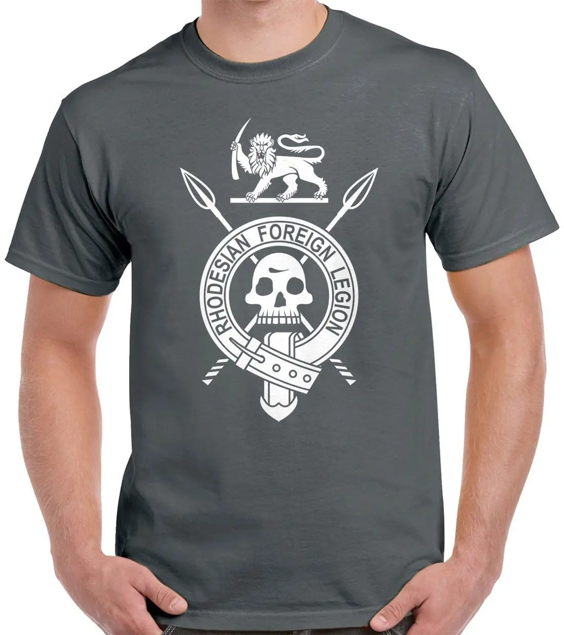 Rhodesian Foreign Legion T Shirt - Light Infantry RLI Rhodesia New Arrivals Men Funny Casual 100% Cotton Hip Hop Black Top Tees