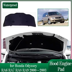 Car Hood Engine Insulation Pad for Honda Odyssey RA6 RA7 RA8 RA9 2000~2003 Soundproof Heat Cotton Pad Liner Cover Mat Accessorie