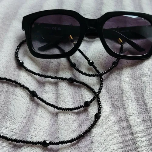 Imagen 1 del producto Cadena para gafas con cuentas de aurora boreal