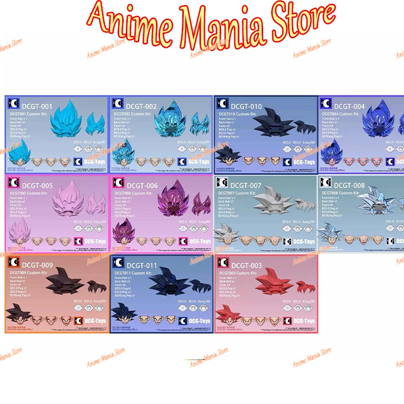 

DCG Dragon Ball Z SHF Super Saiyan SSJ Son Goku Vegeta Heads Kit Красный Синий Твердый Прозрачный Аниме Фигурка Модель Игрушки