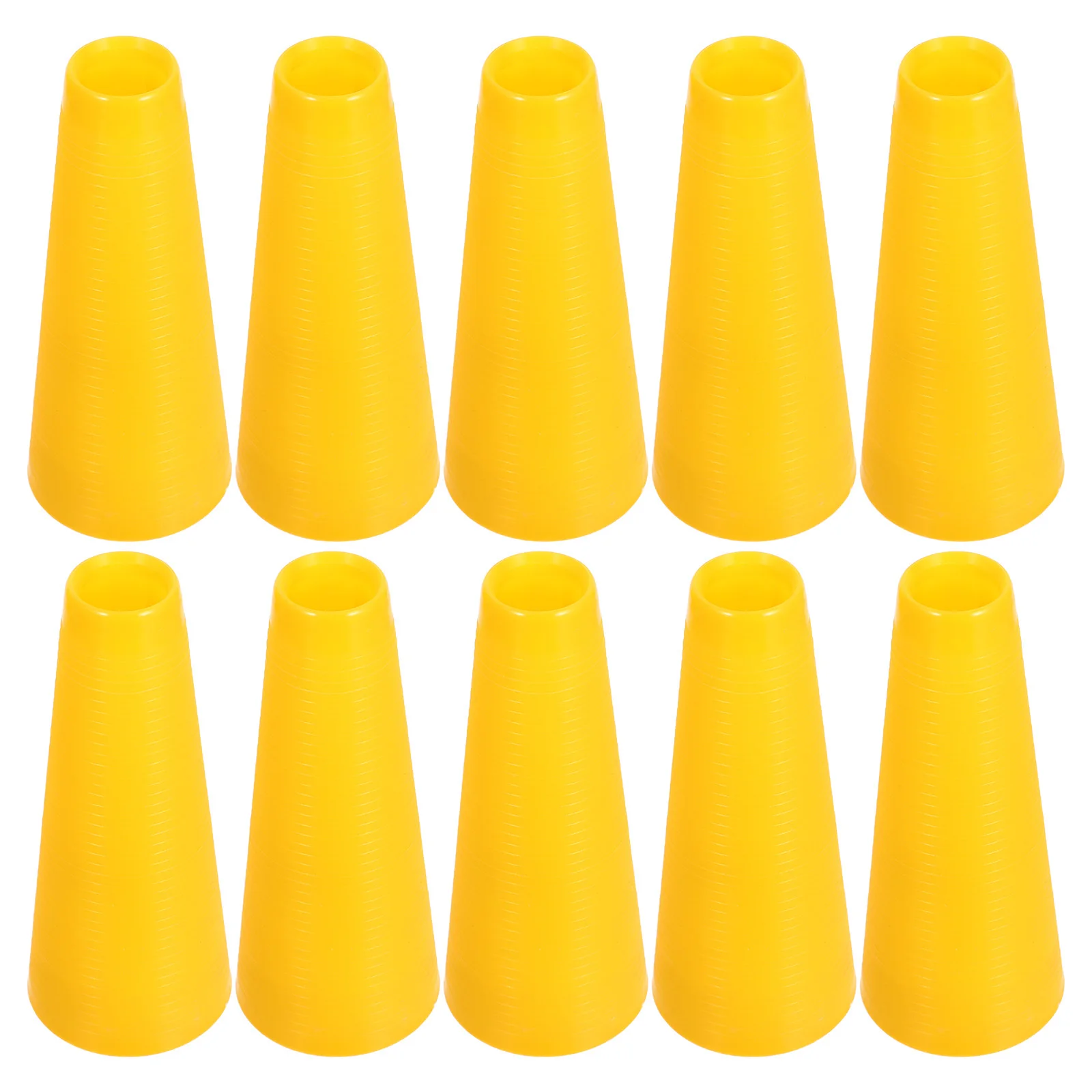 

10pcs Textile Yarn Winding Tubes Plastic Tapered Cones For Wool Crochet Diy Craft Sewing Machine Supplies Yellow Lightweight
