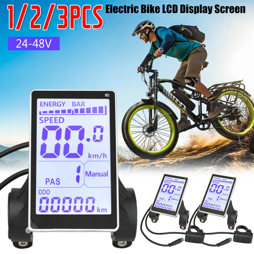 

1/2/3 шт. 24-48 В электрический велосипед ЖК-экран электрический скутер панель экран электрический скутер спидометр аксессуары для электровелосипеда новый