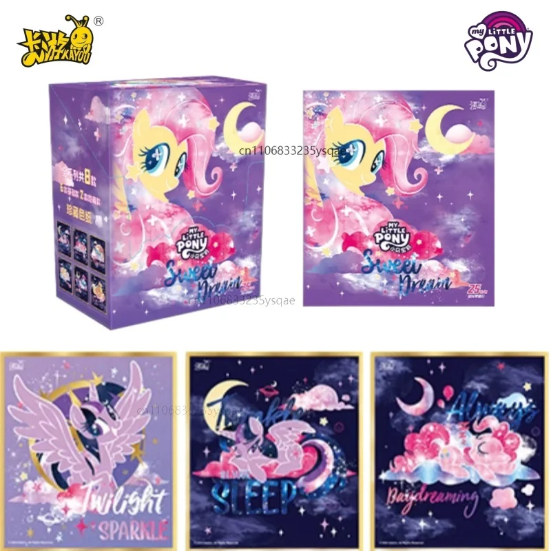 KAYOU Echtes My Little Pony Farbpapier G4 Acryl Sweet-Dream Animation Cartoon Game Collection Peripheriespielzeug Geschenk
