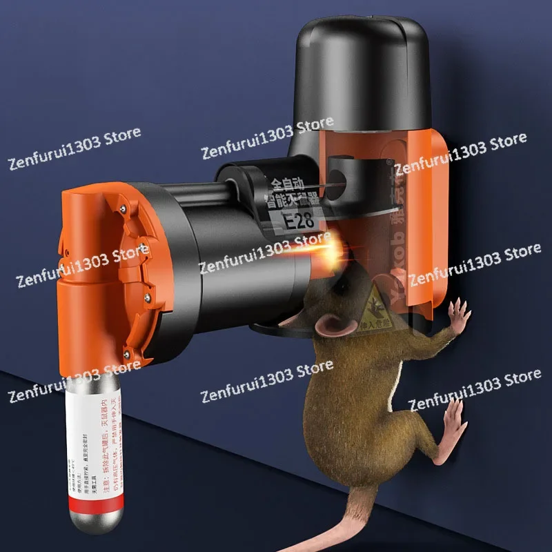 Automatic Humane Non-Toxic Rat and Mouse Trap Kit Rat Mouse Multi-catch Trap Machine Without CO2 Cylinders Non-Poisonous Killing